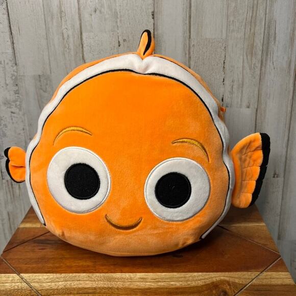 Disney Squishmallow Nemo Plush 10" Finding Nemo‎ Clownfish Toy - Picture 1 of 6